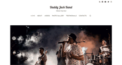 Desktop Screenshot of daddyjackband.com